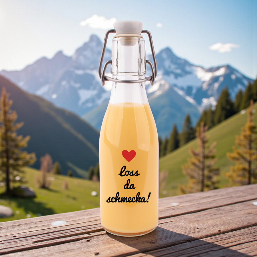Likör/Schnaps "Loss da schmecka!" von meinherzschlag – Produktbild 7 von 7.