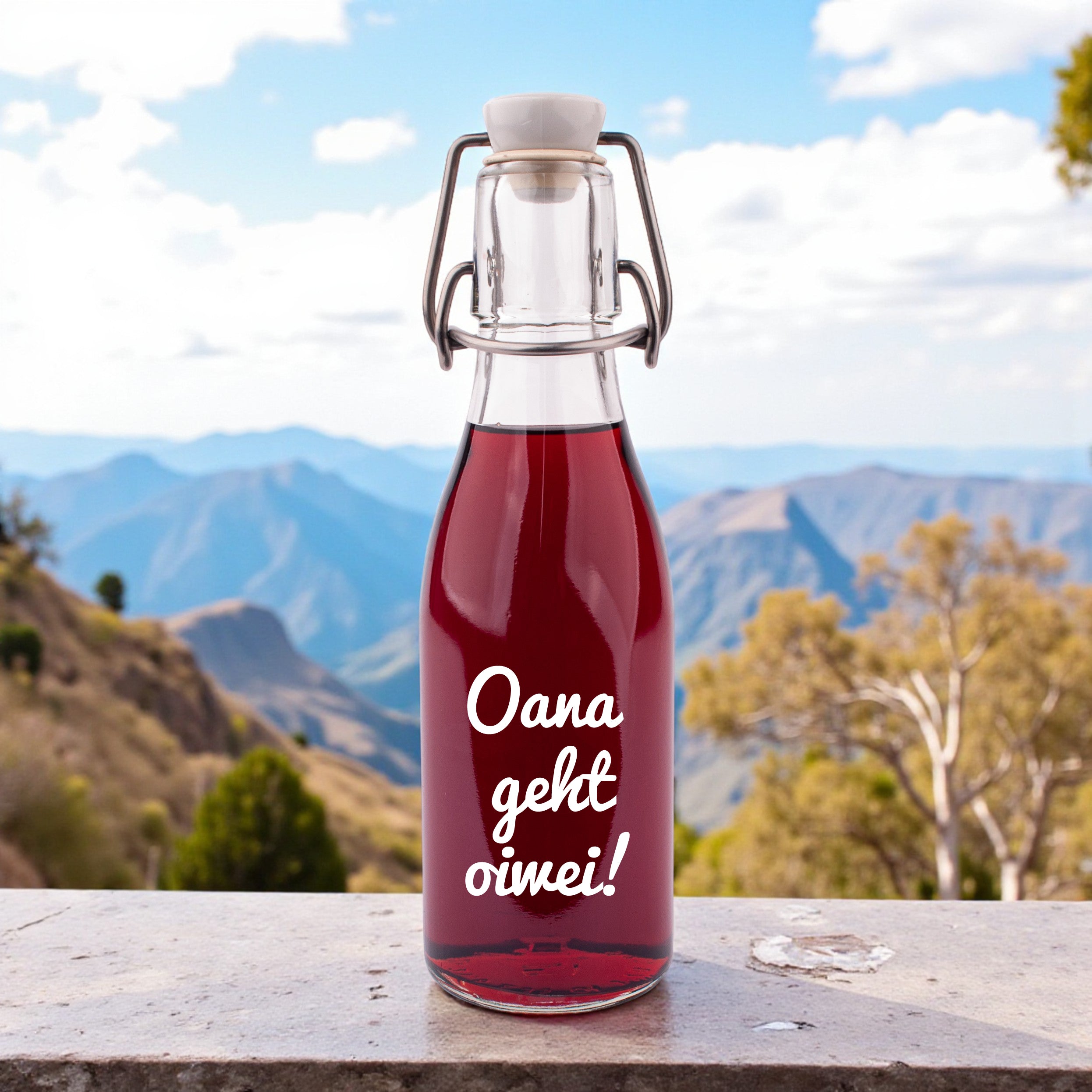 Likör/Schnaps "Oana geht oiwei!"