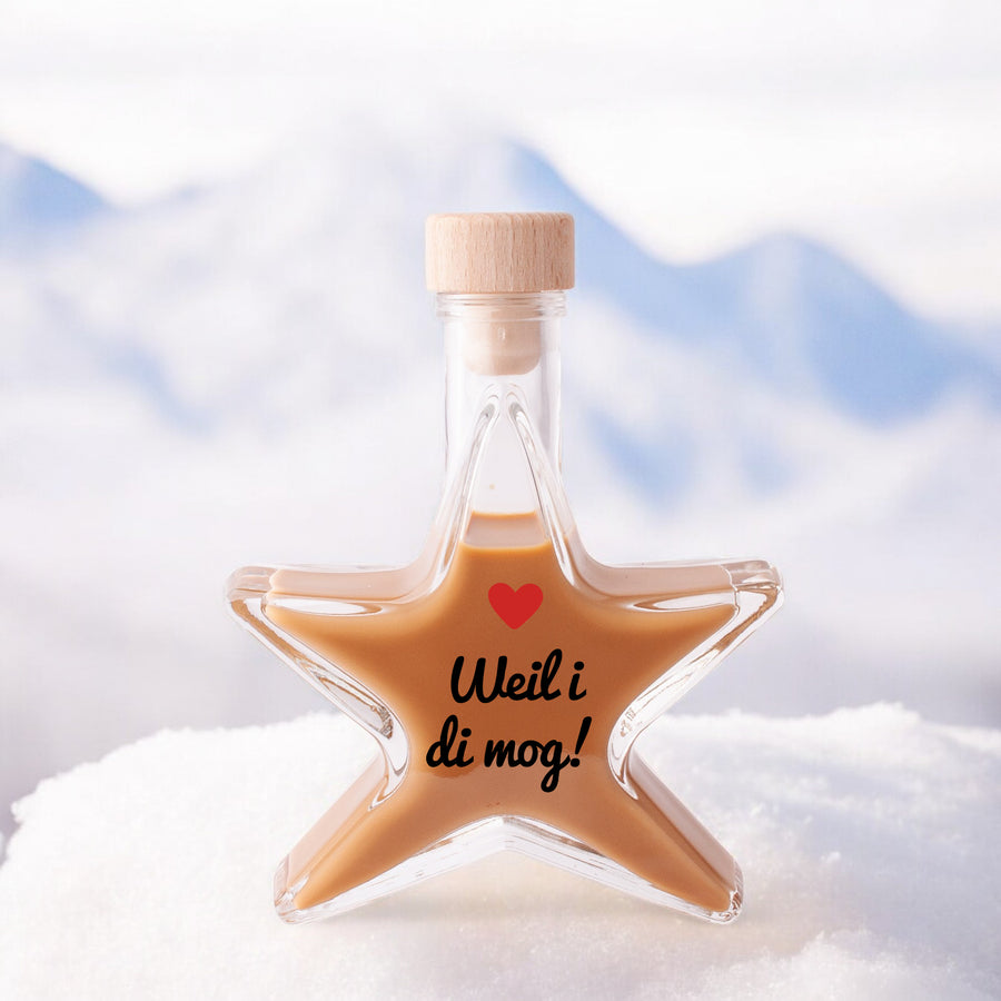 Weihnachtslikör "Weil i di mog!" - meinherzschlag.de