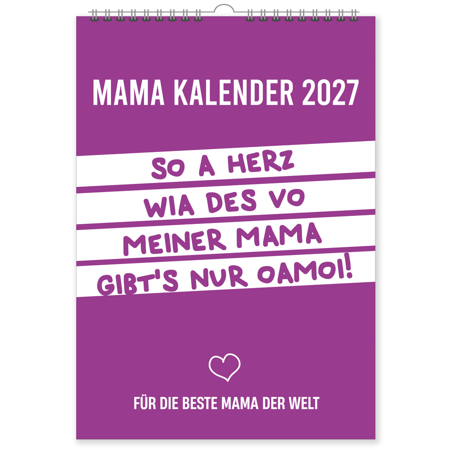 Der Bayerische MAMA Kalender 2027 von meinherzschlag – Produktbild 1 von 2.