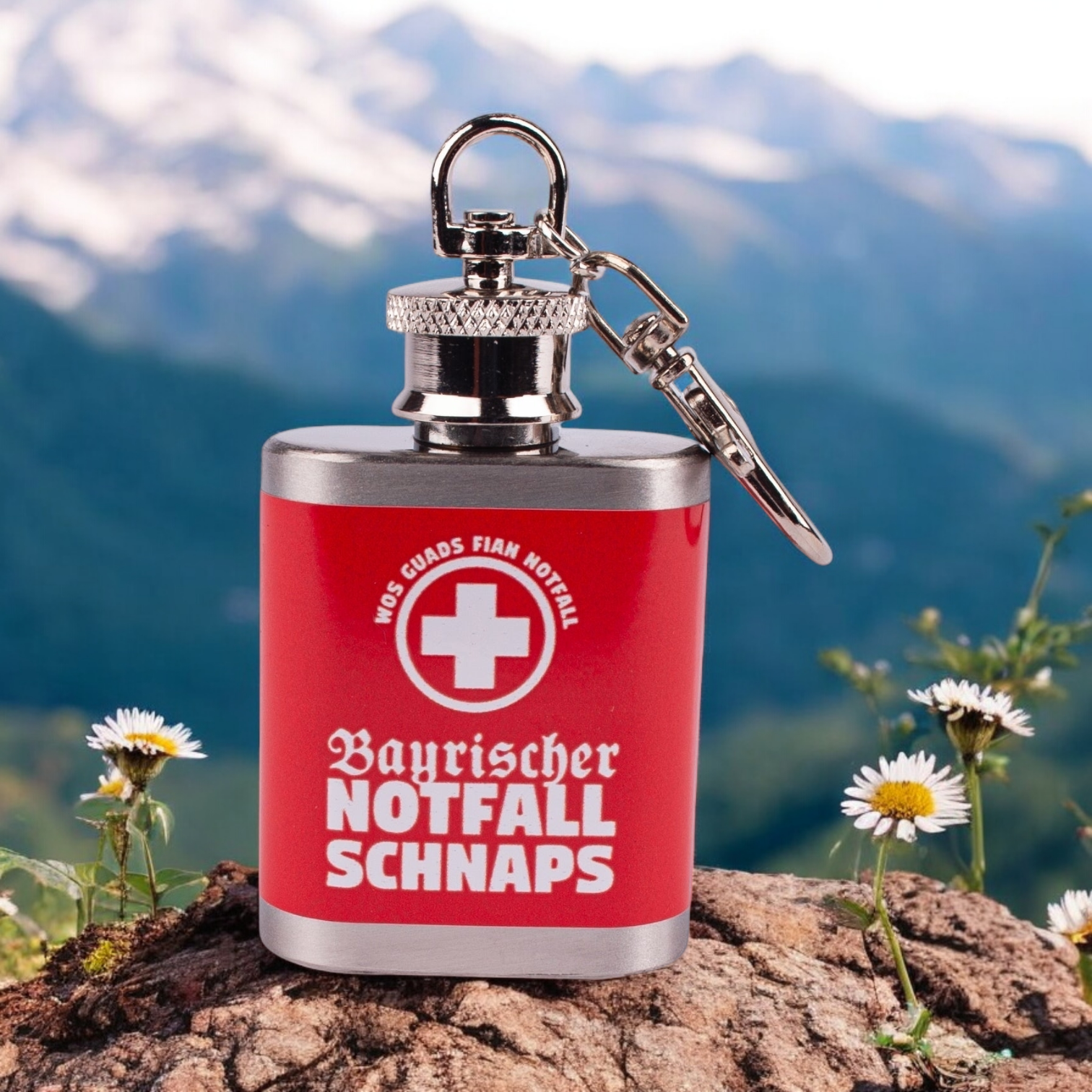 Mini-Flachmann "Erste Hilfe" 2cl