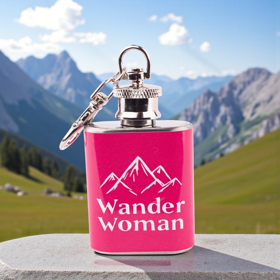 Mini - Flachmann "Wander Woman" - meinherzschlag.de