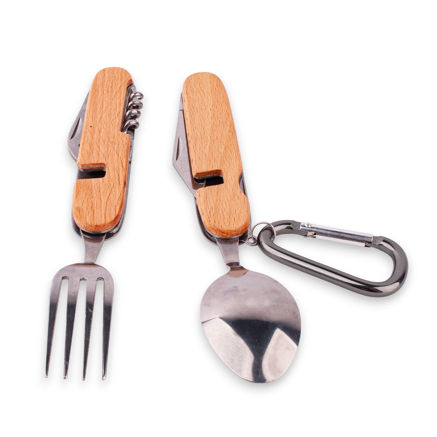 Outdoor Brotzeit-Besteck "Wander Woman"
