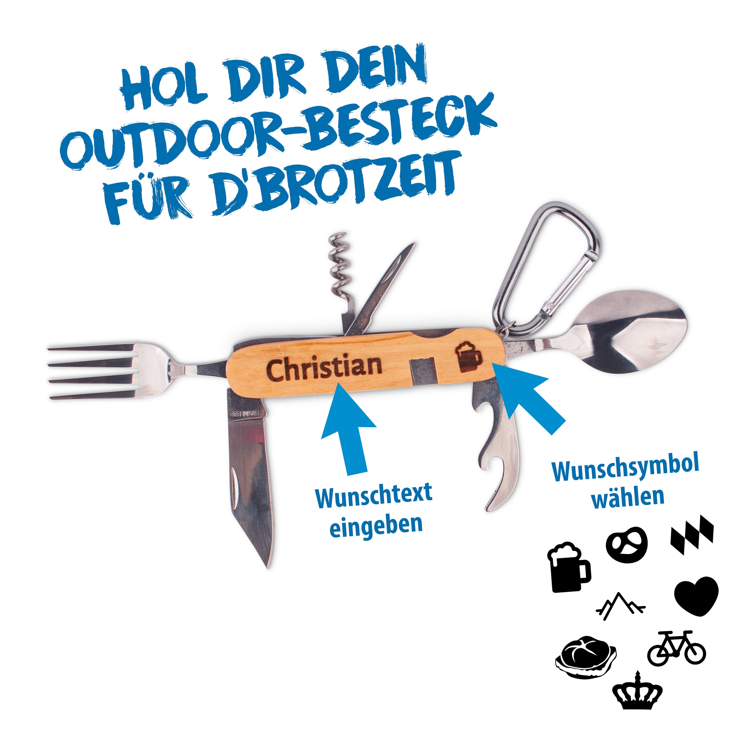 Outdoor Brotzeit-Besteck