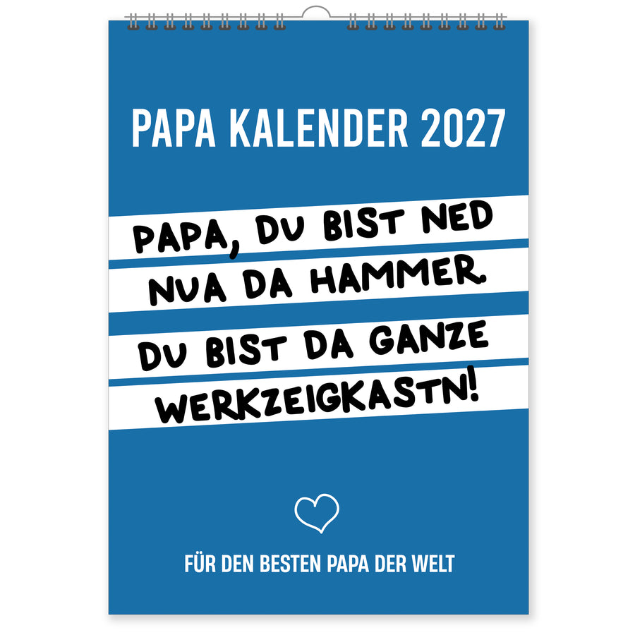 Der Bayerische PAPA Kalender 2027 von meinherzschlag – Produktbild 1 von 2.
