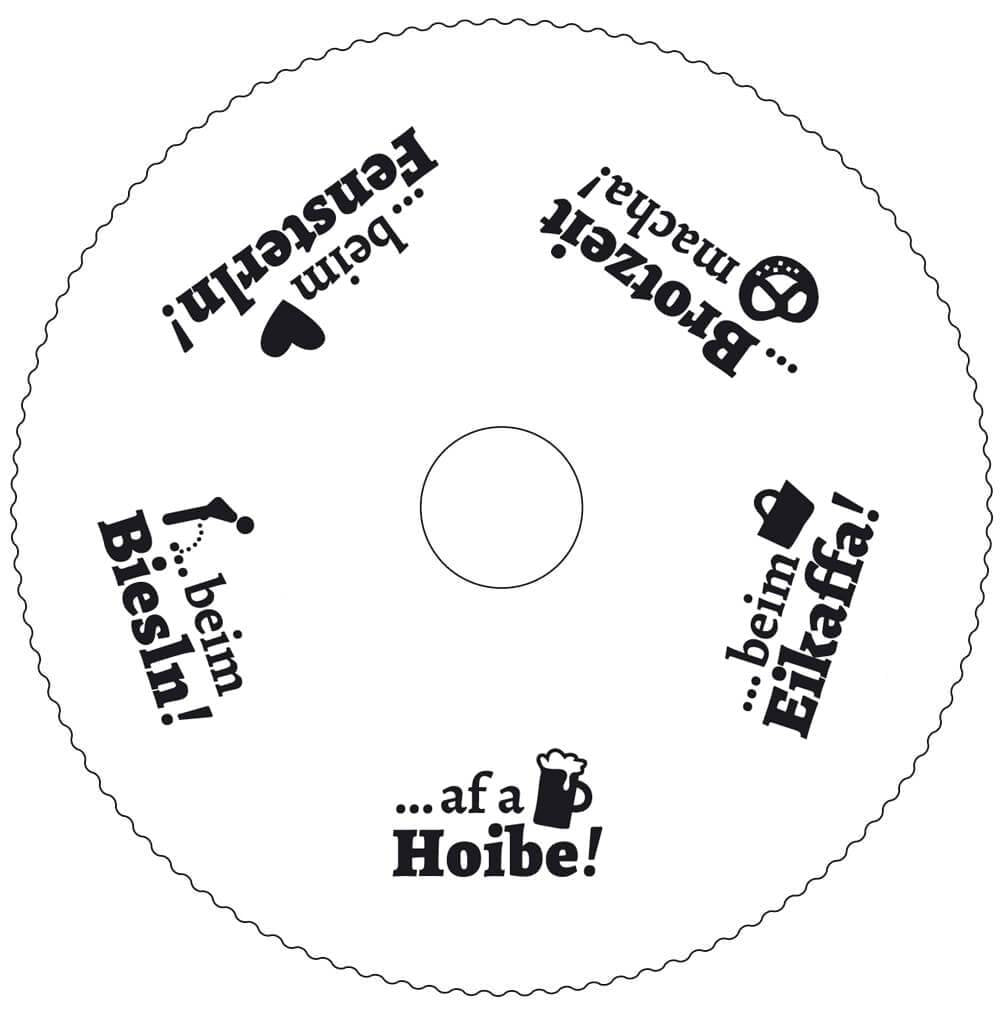 Königlich Boarische Parkscheim blau - meinherzschlag.de