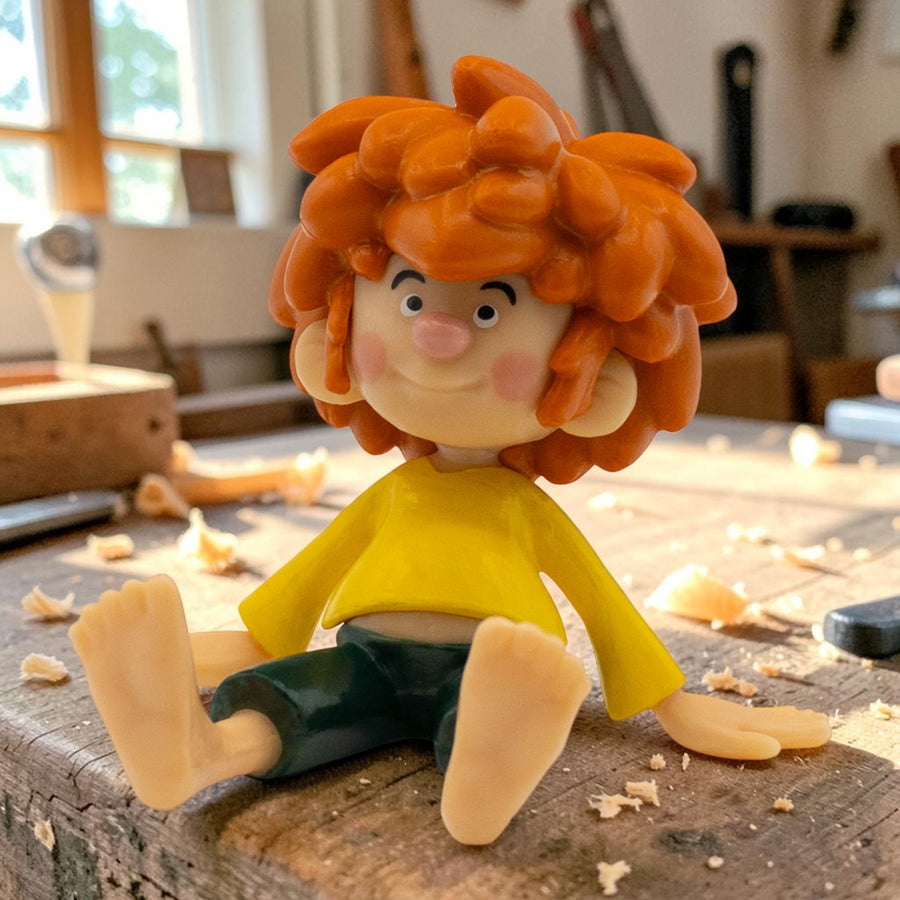 Spielfigur "Pumuckl sitzend" von meinherzschlag – Produktbild 1 von 4.