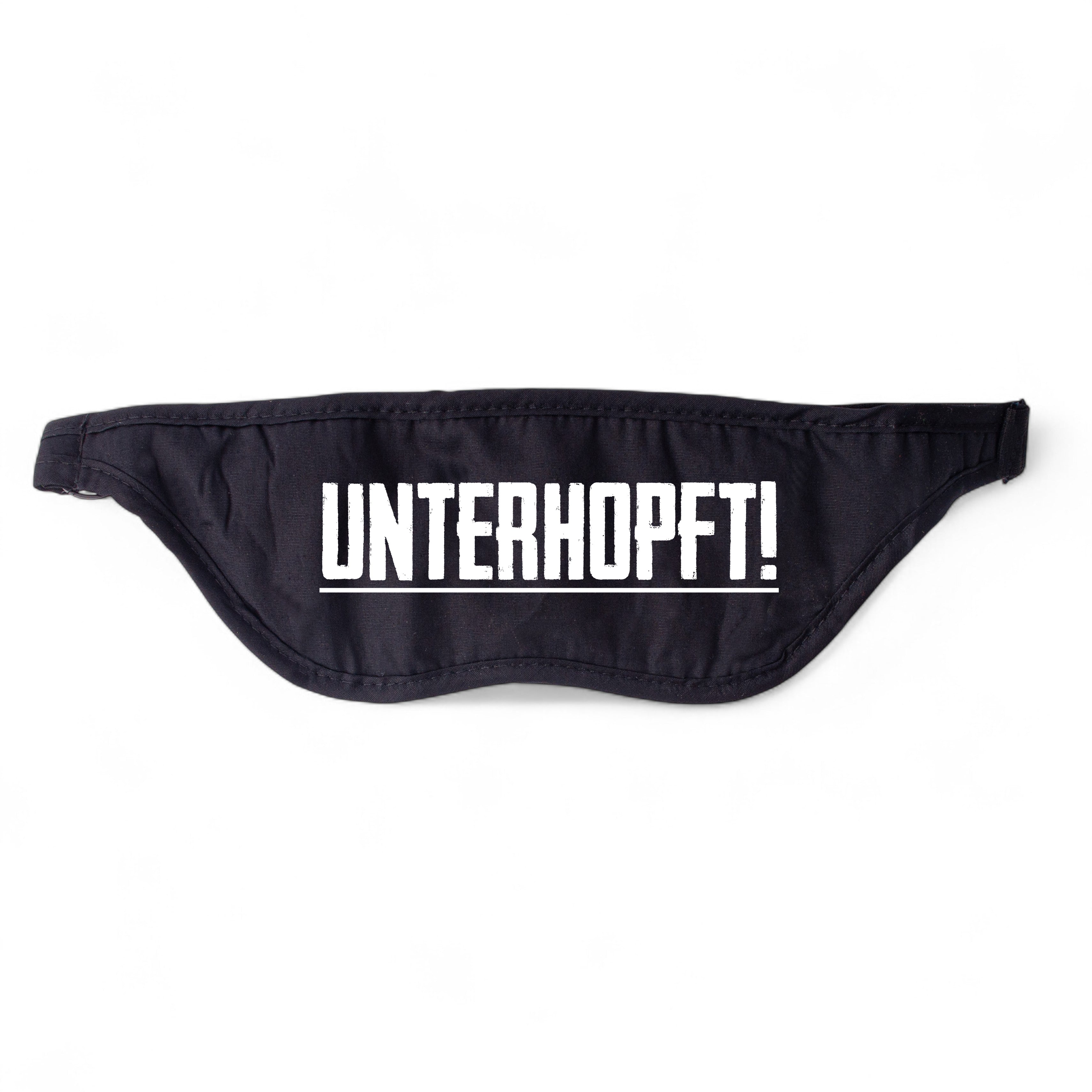 Schlafmaske "Unterhopft!"