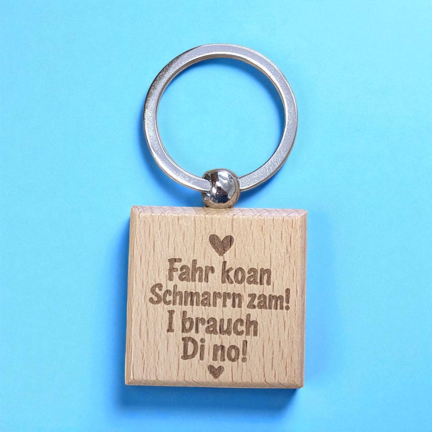 Schlüsselanhänger "Fahr koan Schmarrn zam!"