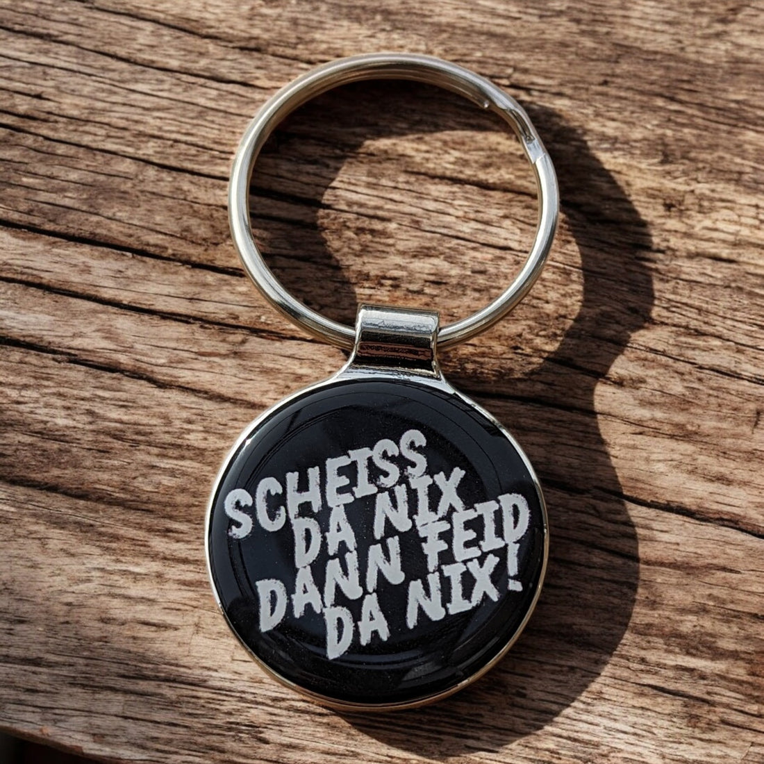 Schlüsselanhänger "Scheiss da nix!"