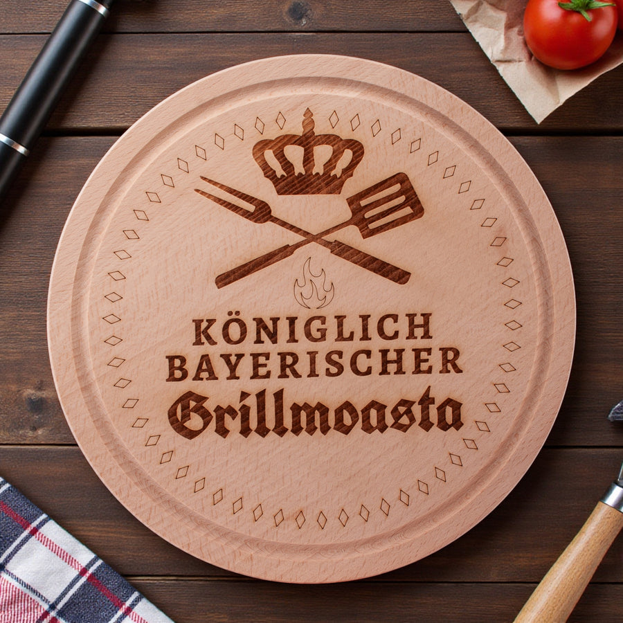 Brotzeitbrettl "Grillmoasta" von meinherzschlag – Produktbild 1 von 2.
