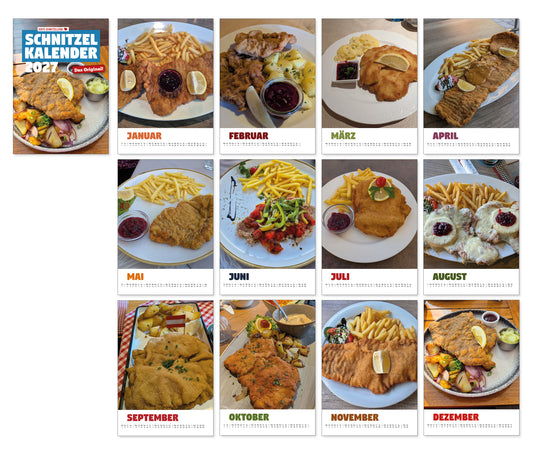 Der Schnitzel-Kalender 2027