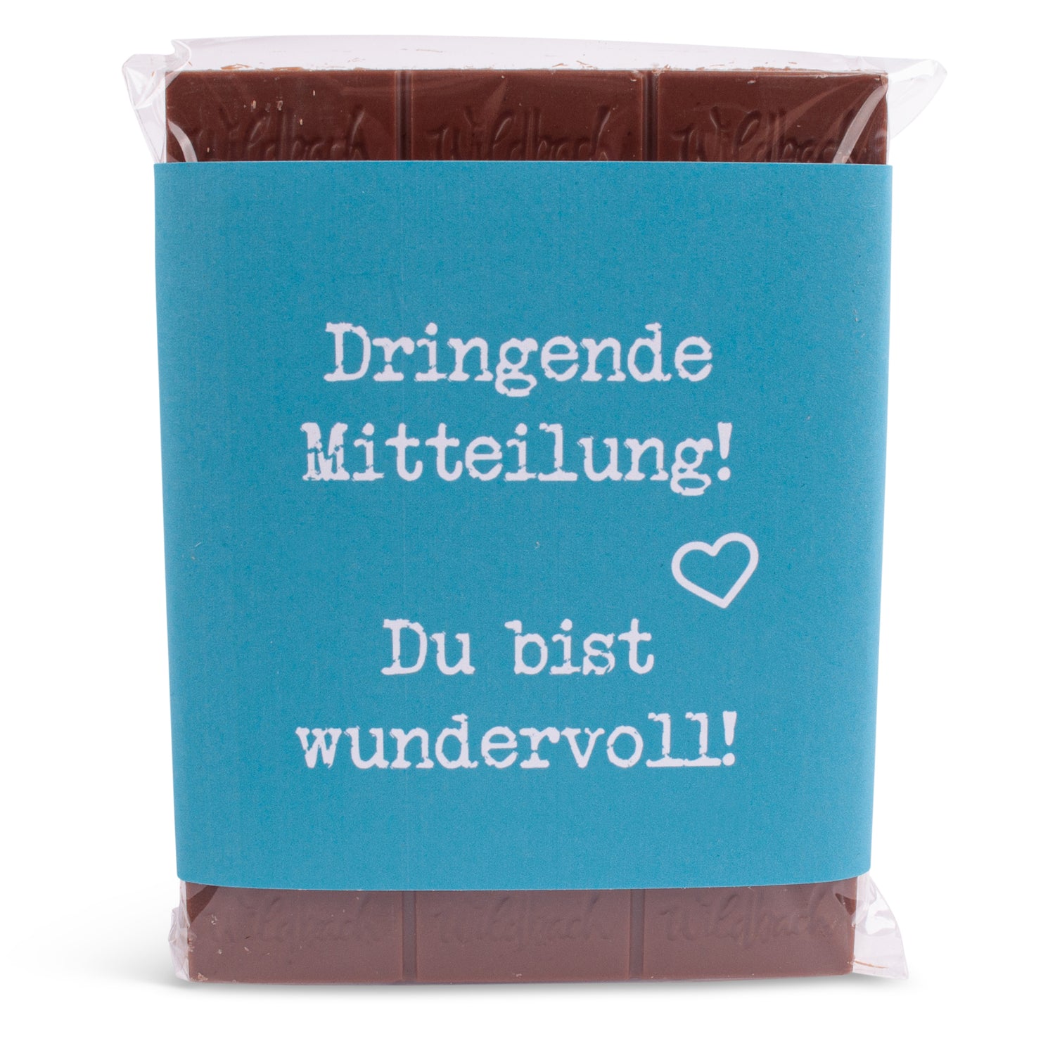 Schokolade "Dringende Mitteilung!"