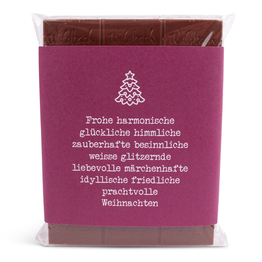 Schokolade "Himmlische Weihnachten" - meinherzschlag.de