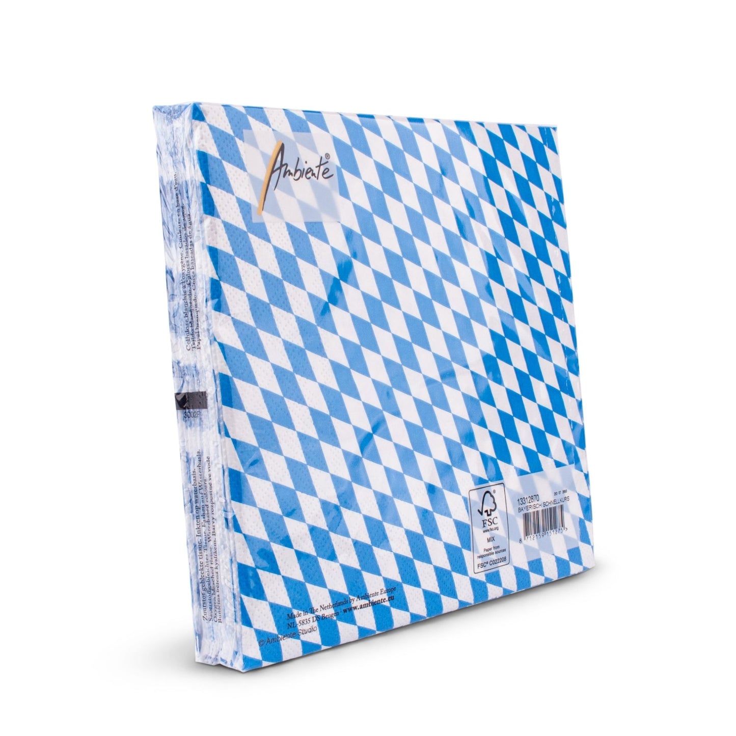 Serviette "Bayerisch Schnellkurs" (20 Stück) - meinherzschlag.de