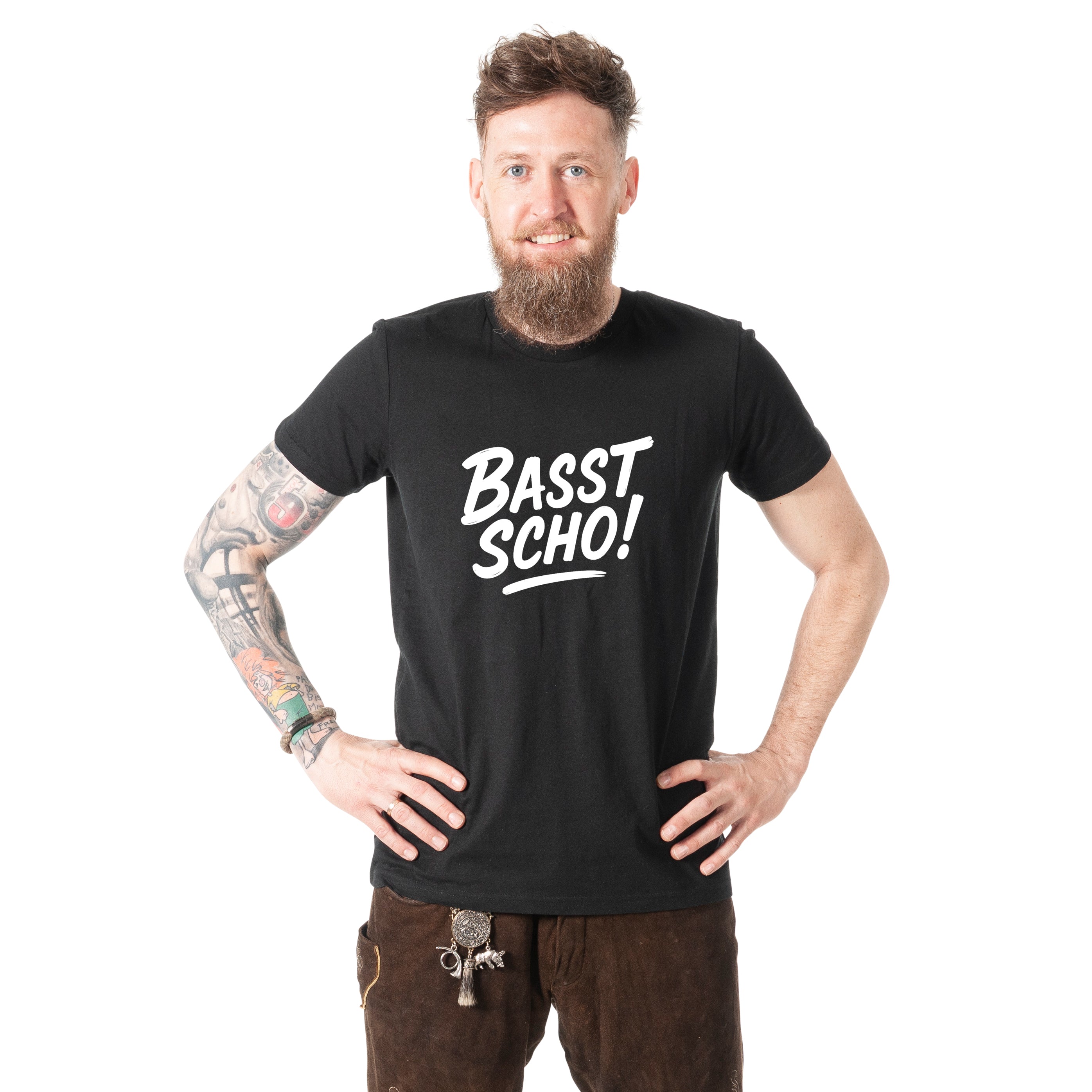 Herren-Shirt "Basst scho!"
