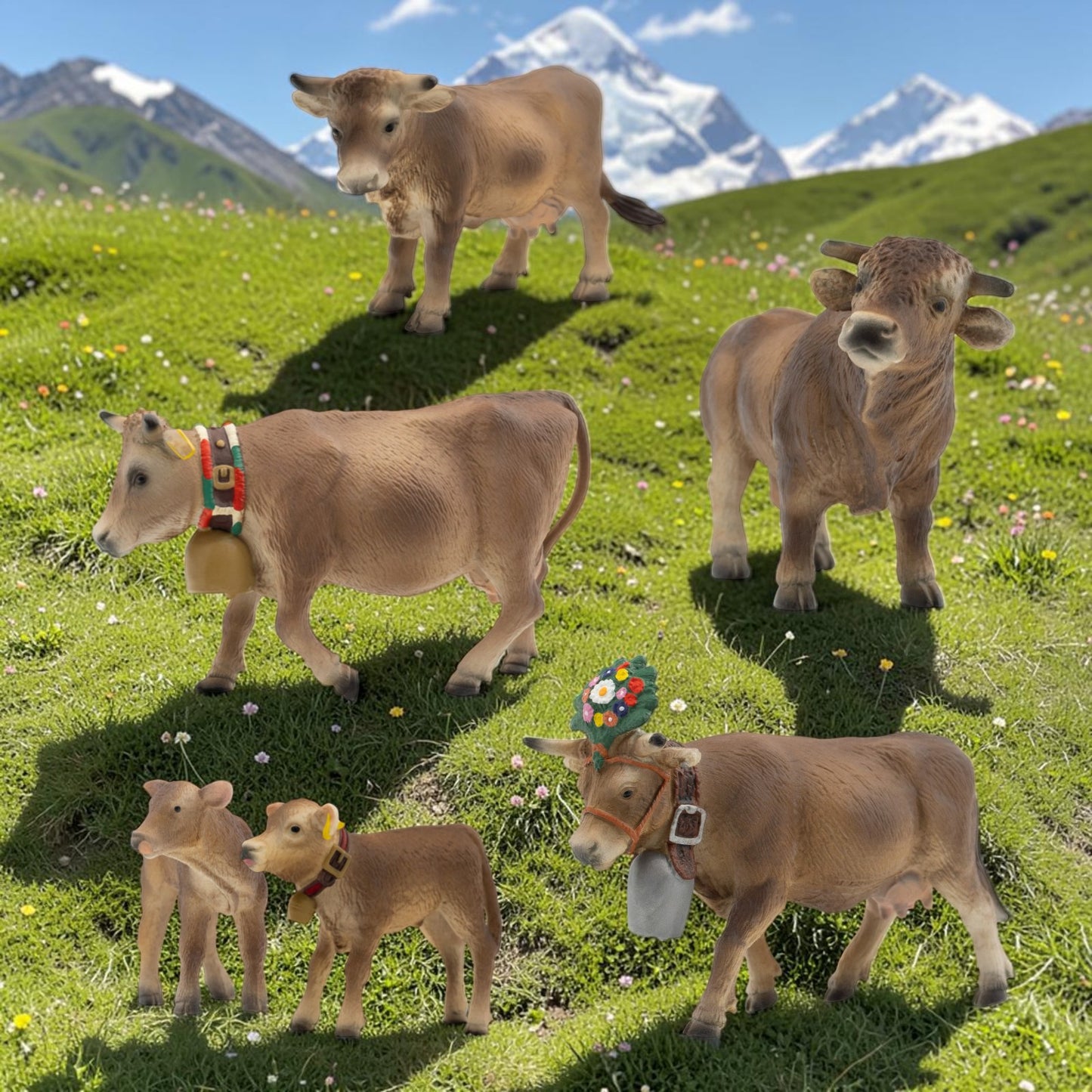 Spielfiguren-Set "Almtiere"
