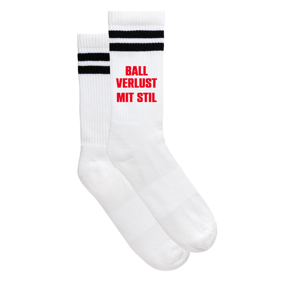 Sportsocken "Ballverlust mit Stil" - meinherzschlag.de
