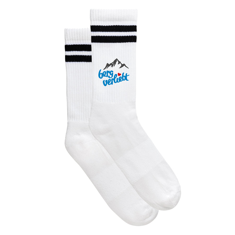 Sportsocken "bergverliebt" - meinherzschlag.de