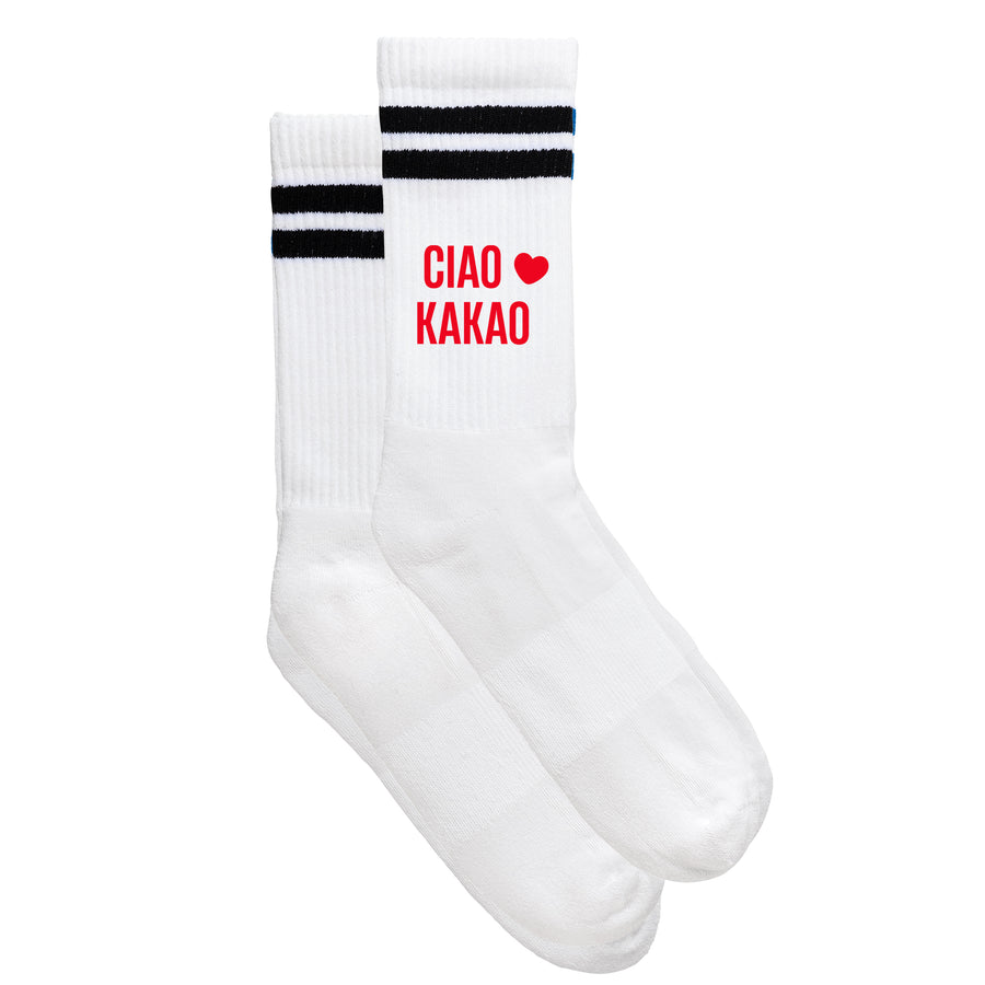 Sportsocken "CIAO KAKAO" von meinherzschlag – Produktbild 3 von 6.