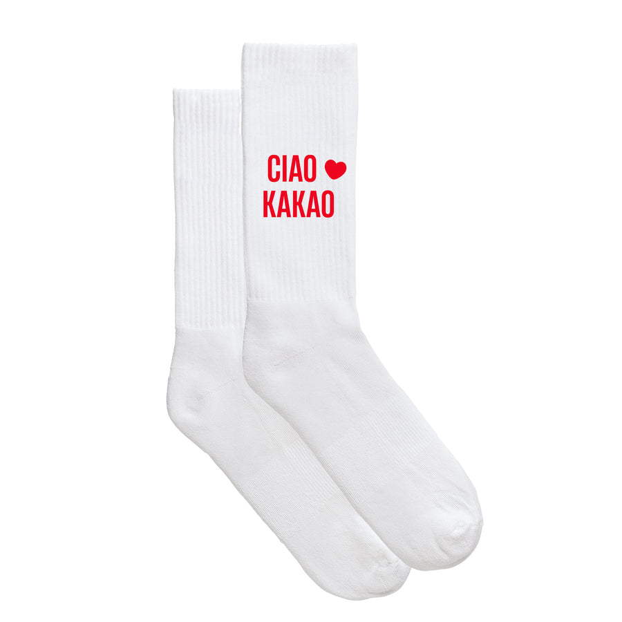 Sportsocken "CIAO KAKAO" von meinherzschlag – Produktbild 4 von 6.