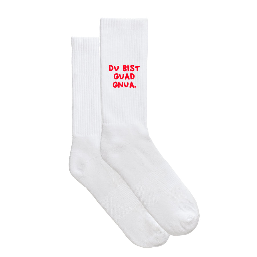 Sportsocken "Du bist guad gnua."