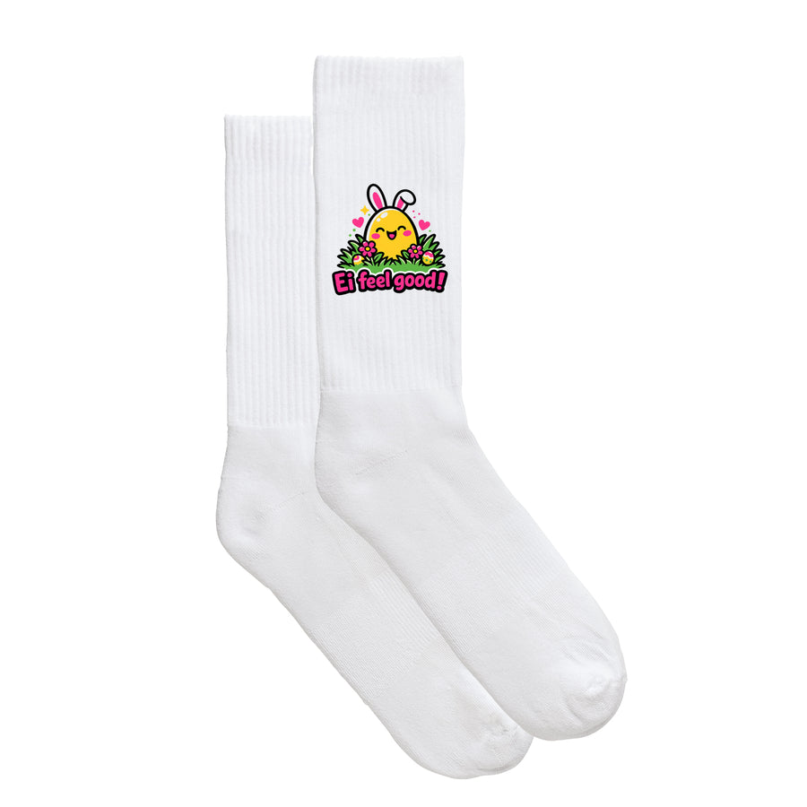 Sportsocken "Ei feel good!" von meinherzschlag – Produktbild 5 von 6.
