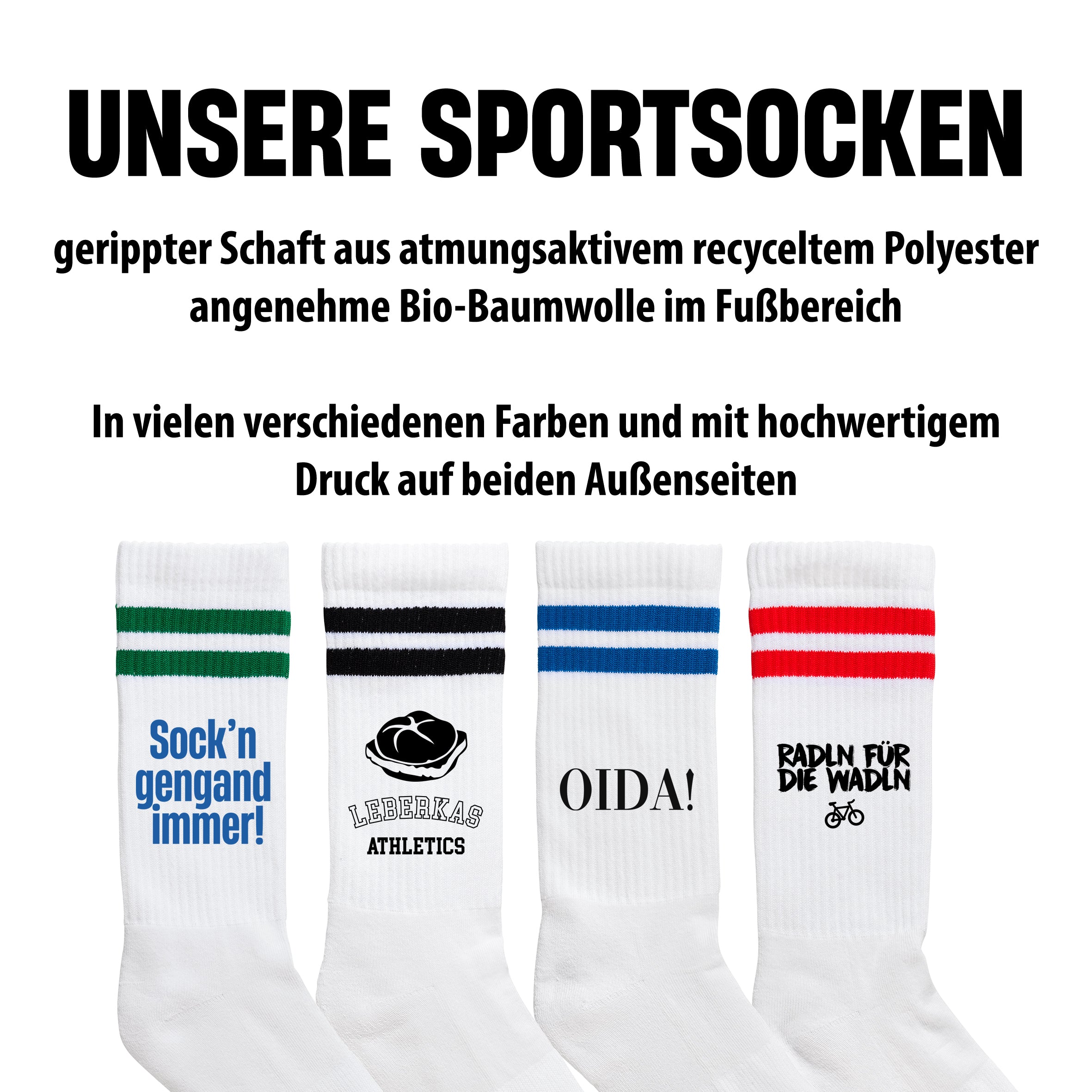 Sportsocken "Bayern is bunt!"