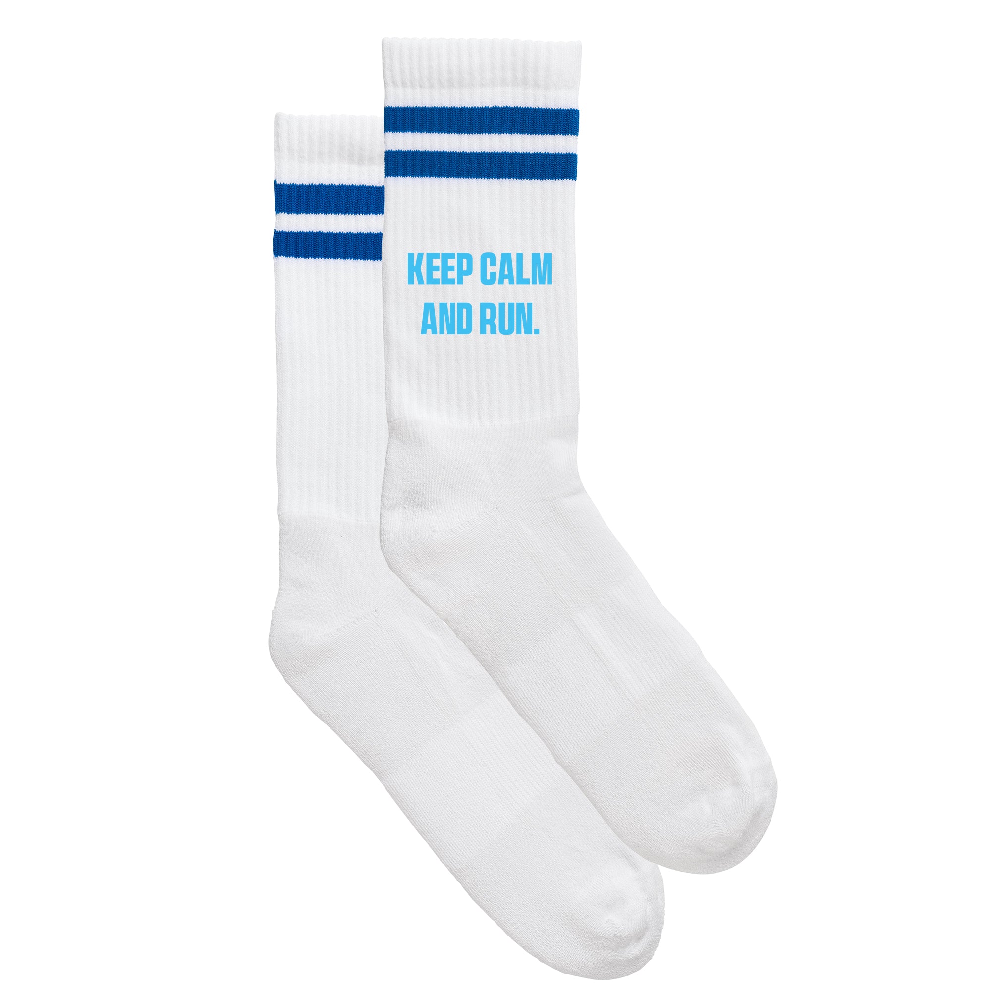 Sportsocken "Keep calm and run"