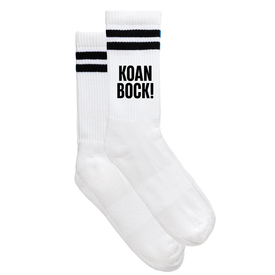 Sportsocken "KOAN BOCK!" von meinherzschlag – Produktbild 1 von 6.