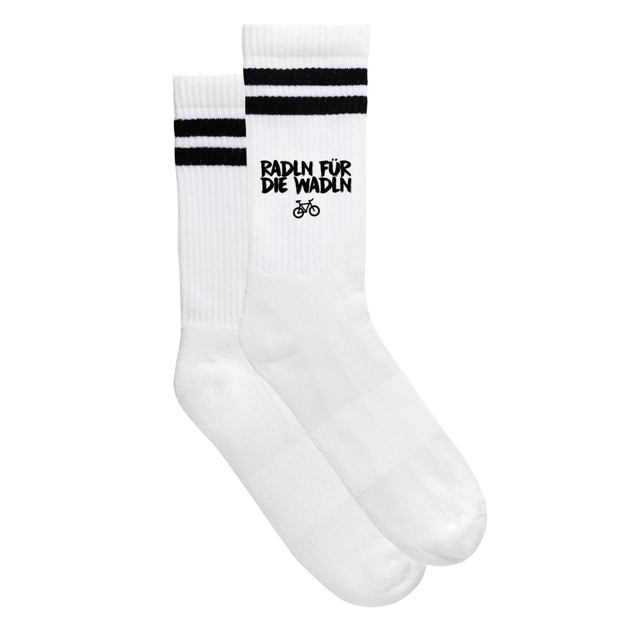 Sportsocken "Radln für die Wadln" - meinherzschlag.de