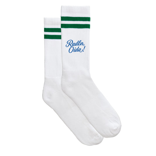 Sportsocken "Radln, Oida!"
