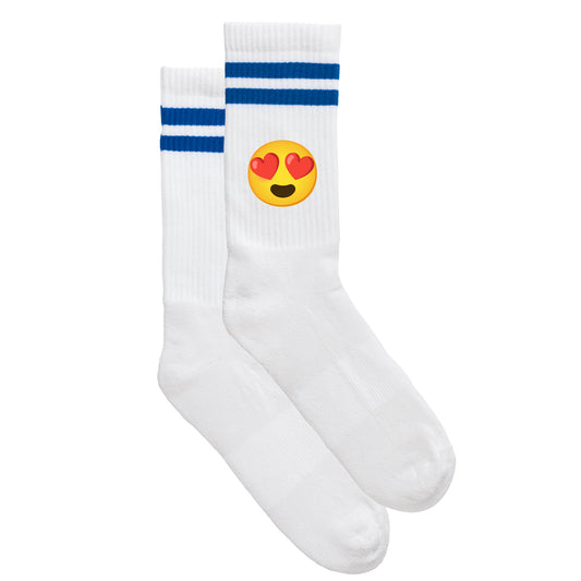 Smiley - Sportsocken "Herzaugen" - meinherzschlag.de