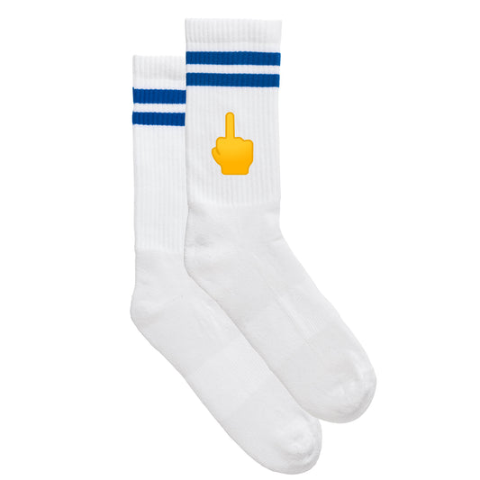 Smiley - Sportsocken "F*ck You!" - meinherzschlag.de