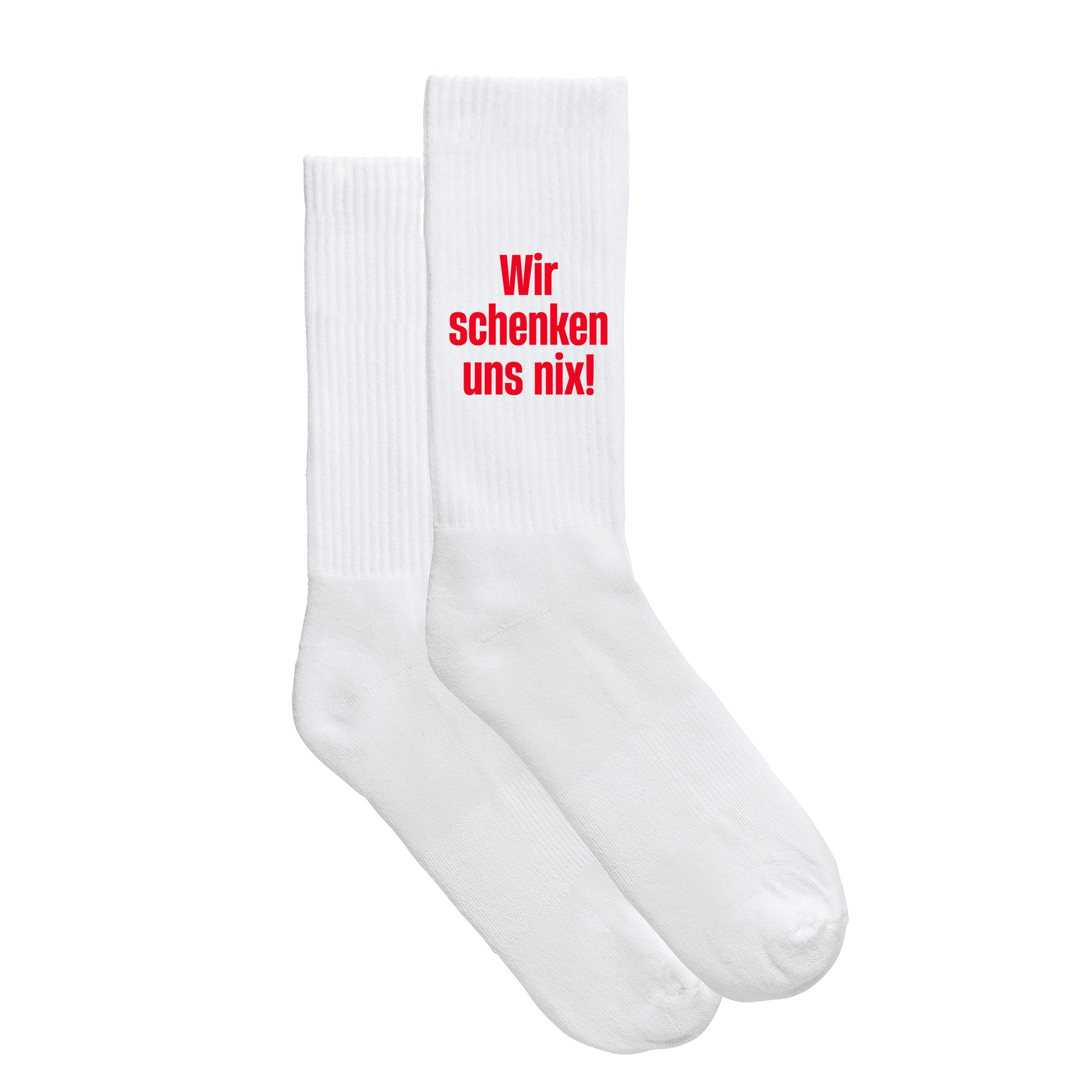 Sportsocken "Wir schenken uns nix!"