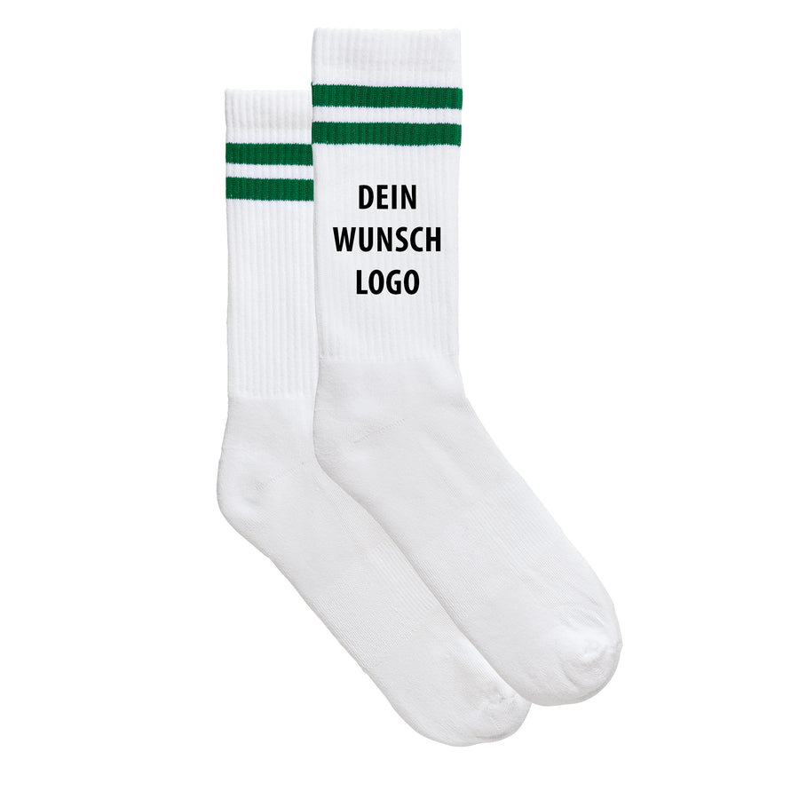 Sportsocken "Wunschlogo" - meinherzschlag.de