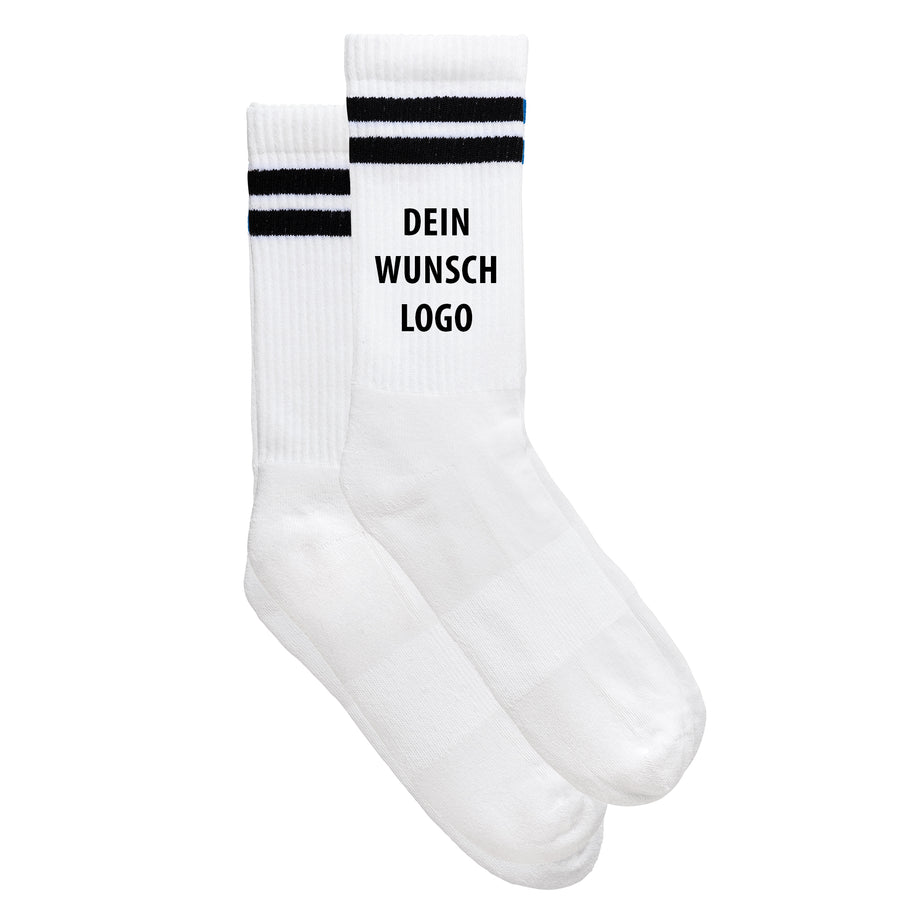 Sportsocken "Wunschlogo" - meinherzschlag.de