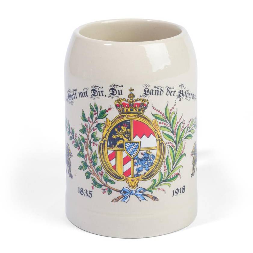 Stein - Bierkrug "Gott mit Dir" - meinherzschlag.de