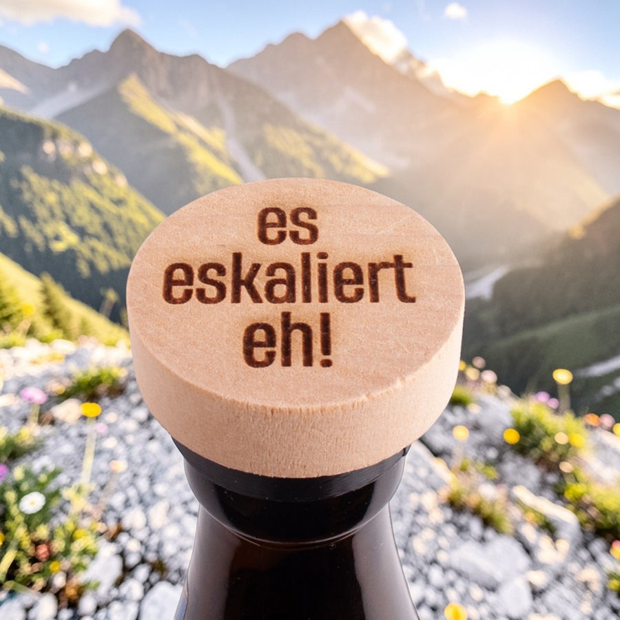 Stopsl "es eskaliert eh!" von meinherzschlag – Produktbild 1 von 4.