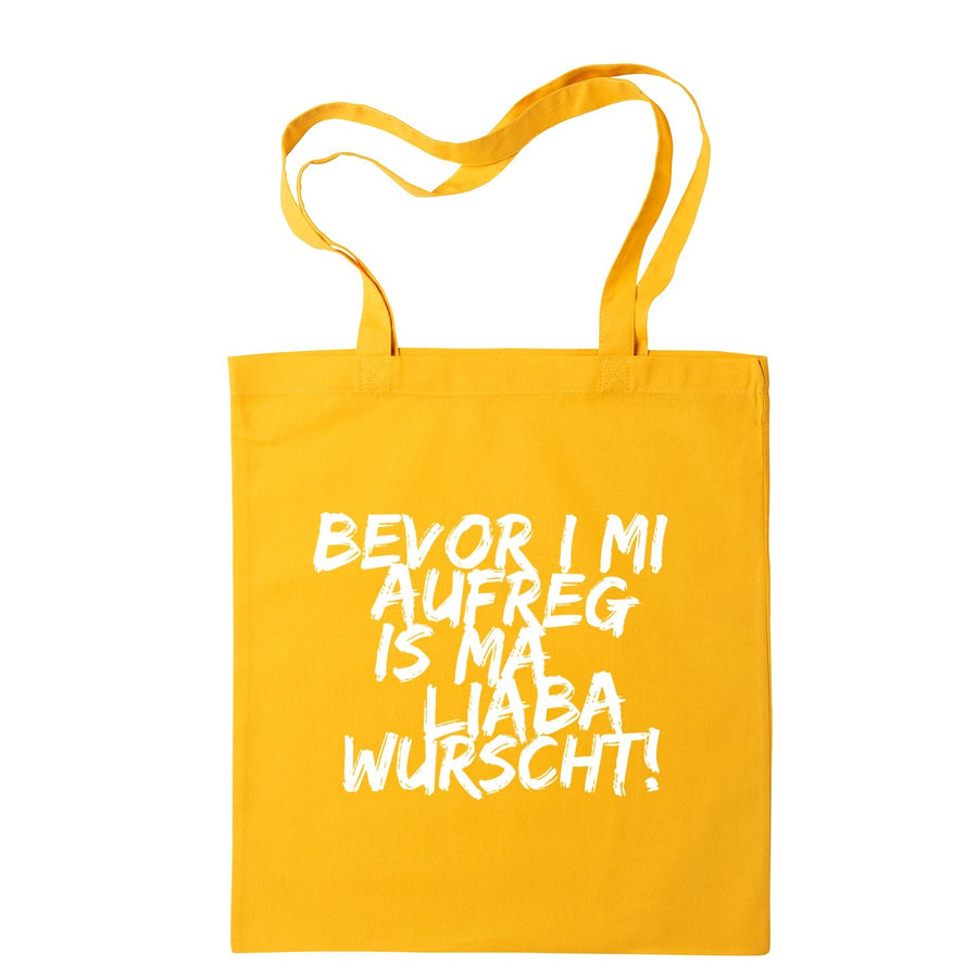 Tasche "Bevor i mi aufreg ..." - meinherzschlag.de