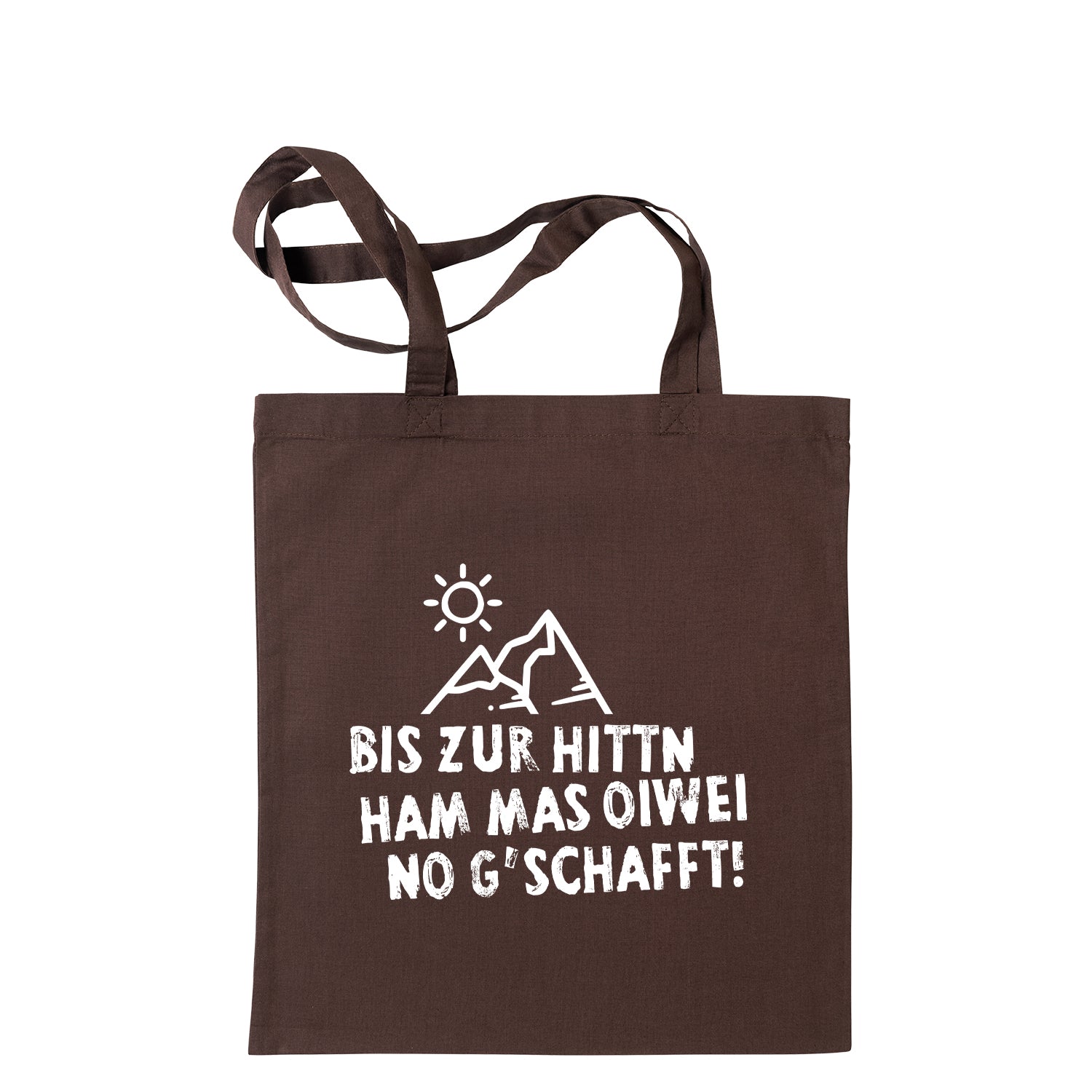 Tasche "Bis zur Hittn"