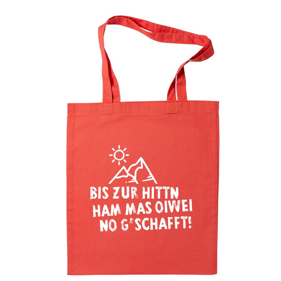 Tasche "Bis zur Hittn" - meinherzschlag.de