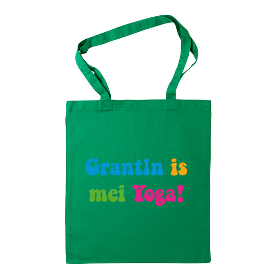 Tasche "Grantln is mei Yoga!" - meinherzschlag.de