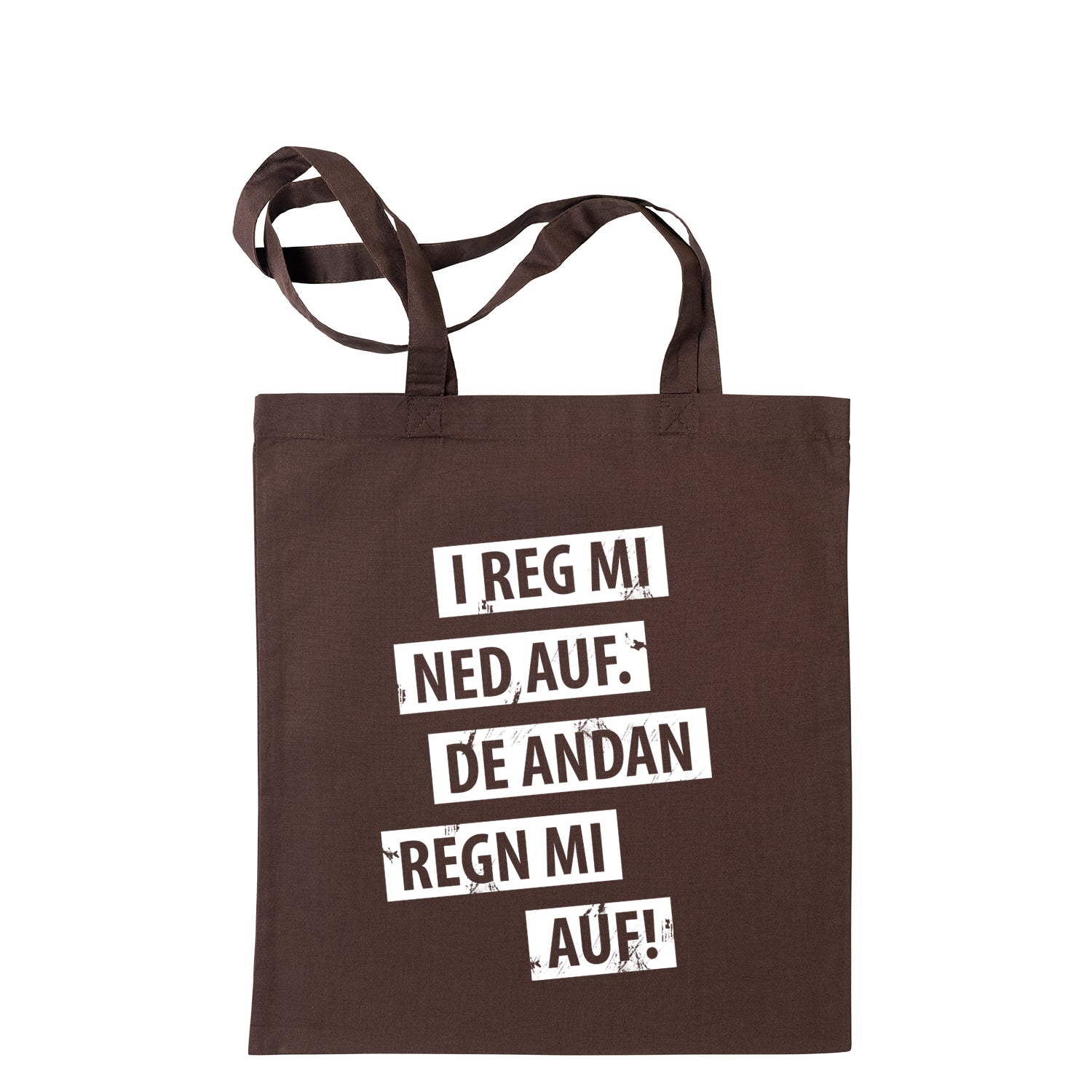 Tasche "I reg mi ned auf"