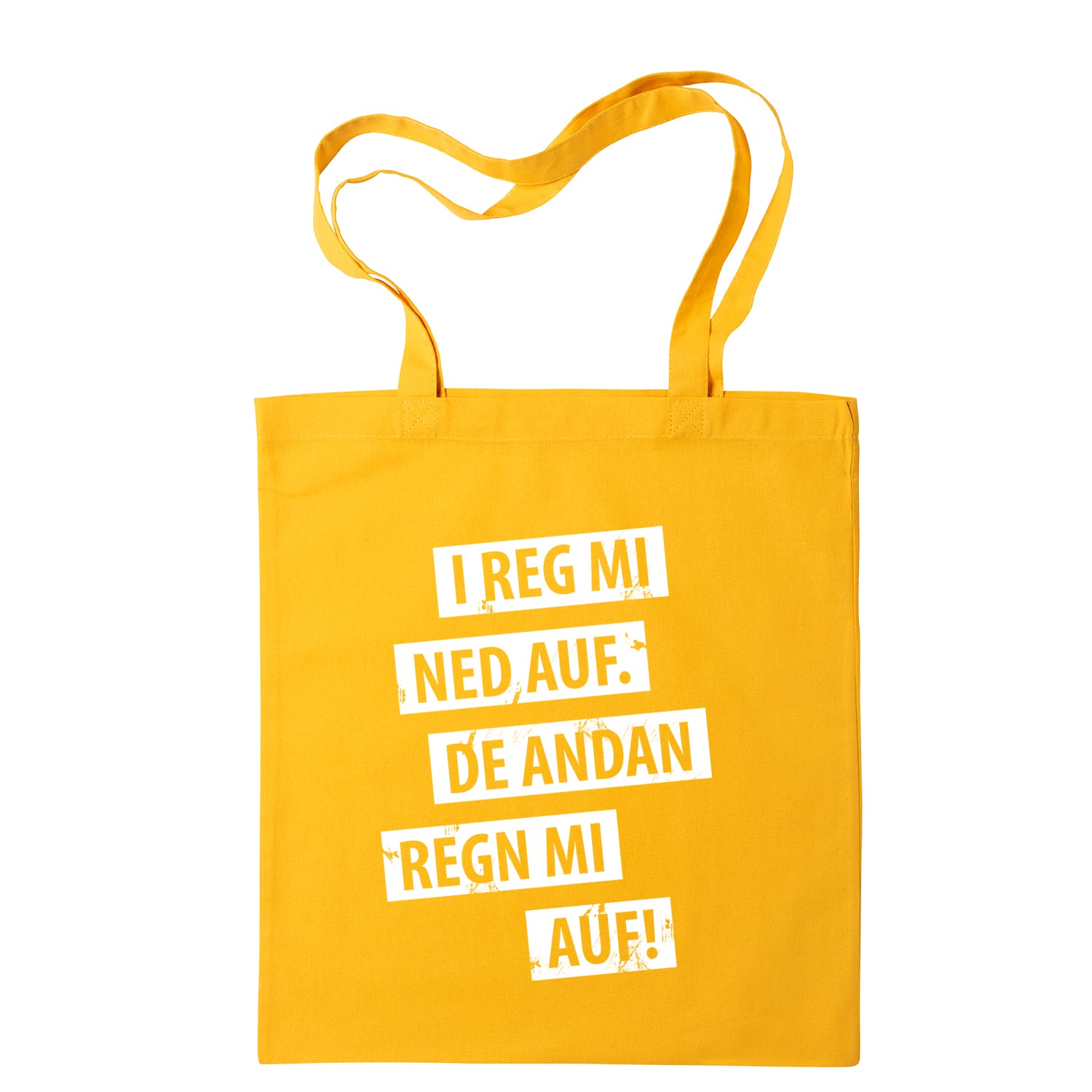 Tasche "I reg mi ned auf"