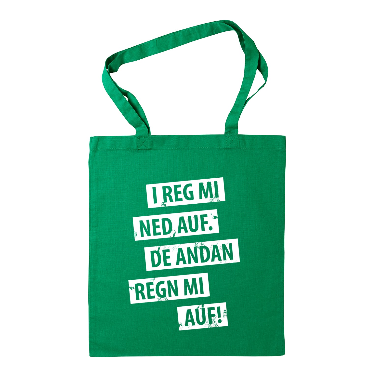 Tasche "I reg mi ned auf"