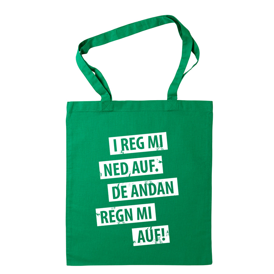 Tasche "I reg mi ned auf" - meinherzschlag.de