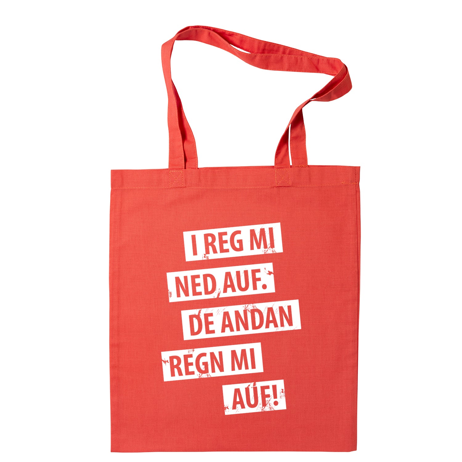 Tasche "I reg mi ned auf"