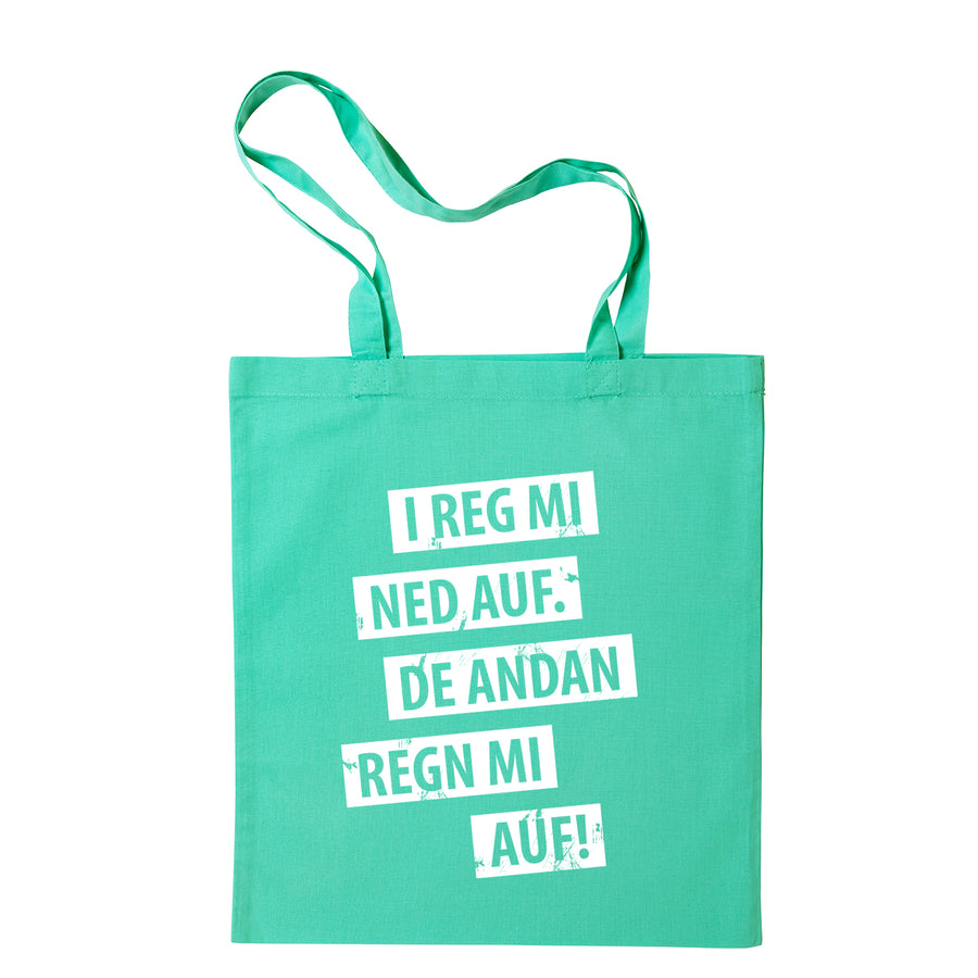 Tasche "I reg mi ned auf" - meinherzschlag.de