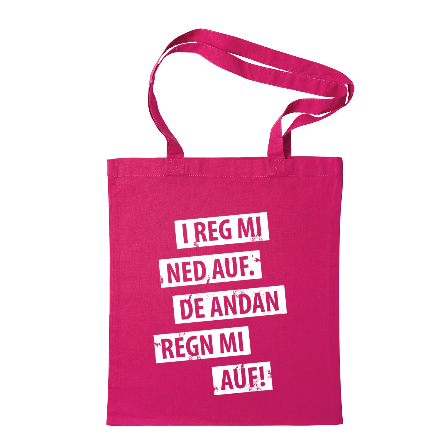 Tasche "I reg mi ned auf"